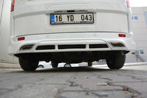 Ford Custom 2013–2022 Achterbumper afdekking (spuitklaar) foto 3