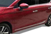 Honda City 2021– Deurmouldings SD (4 stuks, RVS) foto 2