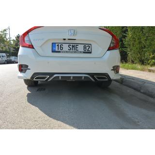 Achterbumper diffuser (Meliset, in kleur) foto 2