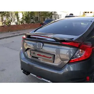 Isikli spoiler (om te spuiten) Honda Civic Sedan X 2016–2021 foto 2