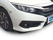 Honda Civic Sedan X 2016–2021 Flap extensions voor voorbumper (set van 2, zwart) foto 1