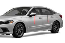 Honda Civic Sedan 2021– Deurstrips (set van 4, RVS) foto 1
