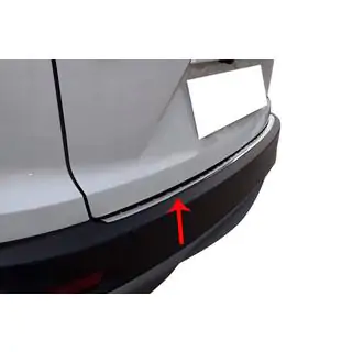 RVS beschermplaat achterbumper