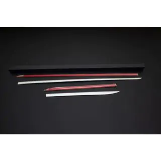 Deurstrip (set van 4, RVS) foto 3