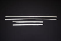 Hyundai I-20 2012–2014 Deurstrip (set van 4, RVS) foto 2