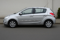 Hyundai I-20 2012–2014 Deurstrip (set van 4, RVS) foto 1