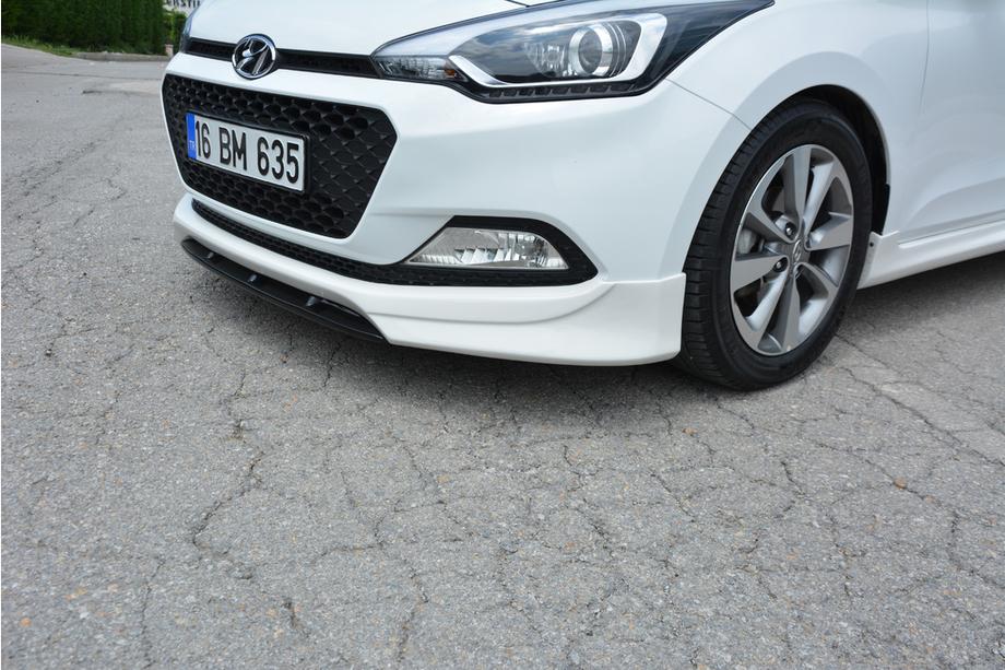 Hyundai I-20 2014–2020 Meliset voorspoilerlip voorbumper (spuitklaar) Foto 1