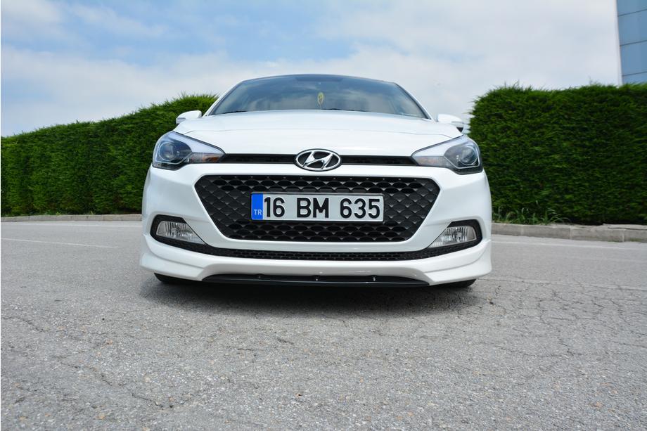 Hyundai I-20 2014–2020 Meliset voorspoilerlip voorbumper (spuitklaar) Foto 3