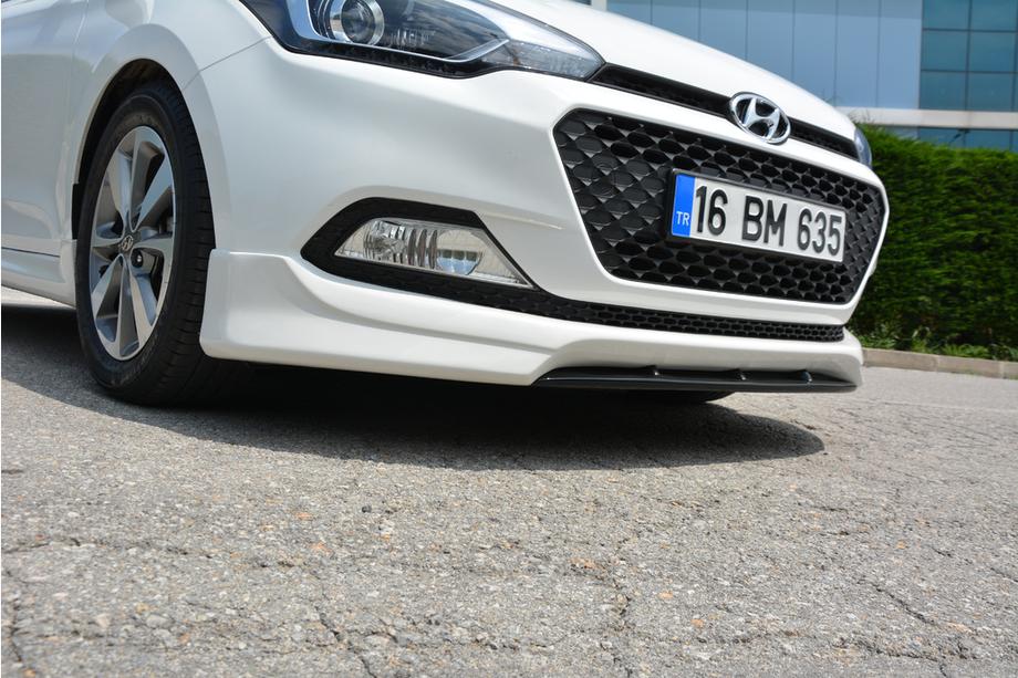 Hyundai I-20 2014–2020 Meliset voorspoilerlip voorbumper (spuitklaar) Foto 5
