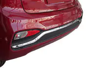 Hyundai I-20 2014–2020 Achterbumper eindkap 2018-2020 (RVS) foto 1