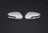Hyundai I-20 2014–2020 Spiegelkappen V2 (2 stuks, RVS) foto 2