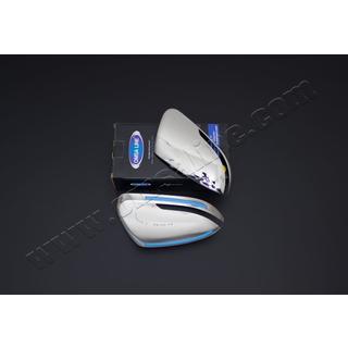 Spiegelkappen V2 (2 stuks, RVS) Hyundai I-20 2014–2020 foto 3
