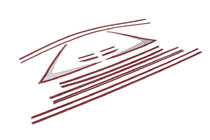 Hyundai I-20 2020– Complete raamomlijsting set (14 st., RVS) foto 4