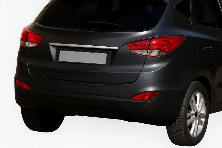 Hyundai IX-35 2010–2015 Smalle chromen sierlijst boven kenteken Image
