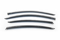 Volkswagen Passat B6 2006–2012 Raamdeflectoren met chromen sierlijst SD (EU, 4 stuks, Niken) foto 6
