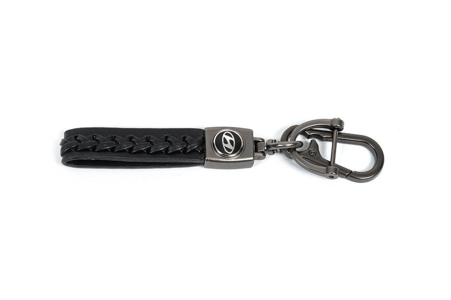 Hyundai Leren sleutelhanger V2 met Hyundai-logo Image