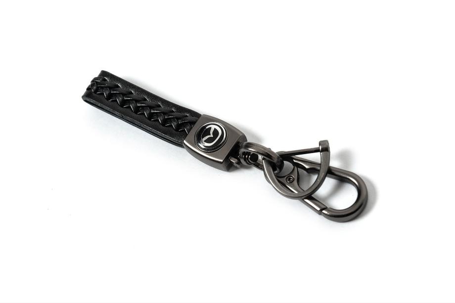 Mazda Leren sleutelhanger V2 met Mazda-logo Image
