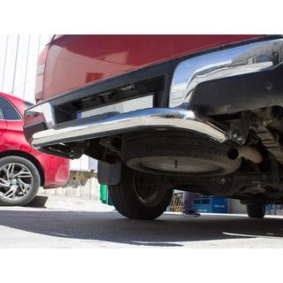 Achterbumperbeschermer Amazon Silver (76 mm, RVS) Isuzu D-Max 2019– foto 1