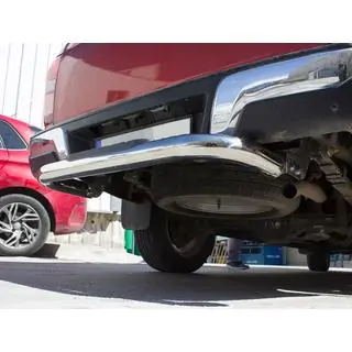 Achterbumperbeschermer Amazon Silver (76 mm, RVS) Isuzu D-Max 2019– foto 1