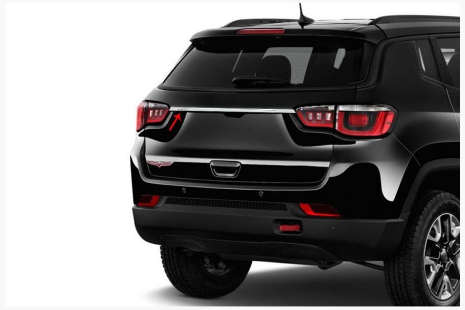 Jeep Compass 2016– Chroomstrip voor kofferklep (RVS) Image