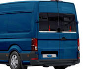 Volkswagen Crafter 2016– Ruitrand sierlijst (2 st., RVS) foto 1