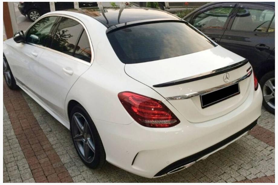 Mercedes C-klasse W205 2014–2021 OmsaLine spoiler (spuitklaar) Image