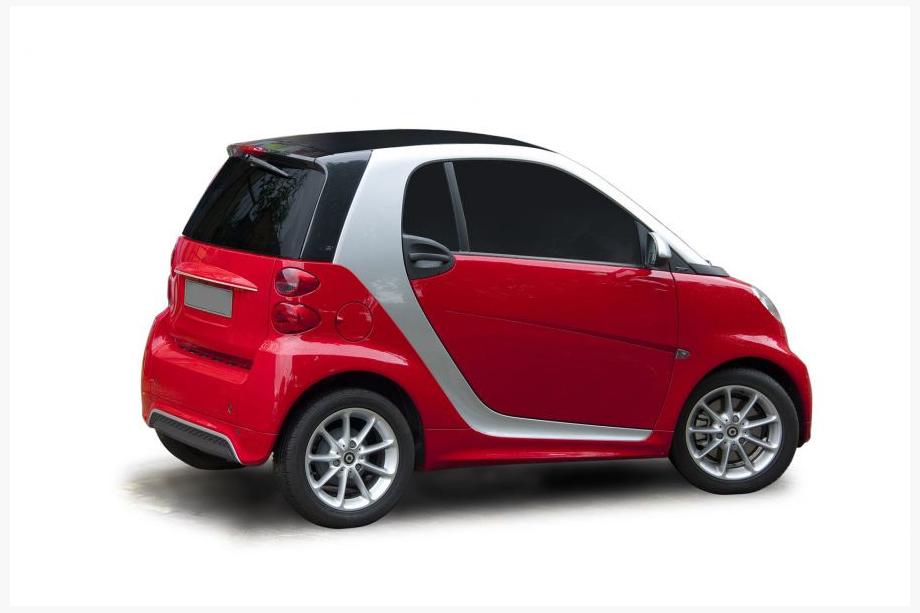 Smart 2007–2014 Chroomstrip boven de kentekenplaat Image