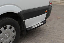 Mercedes Sprinter W901/902/903/904/905 1995–2006 DOT-Line side steps achter het wiel (2 stuks, aluminium) foto 1