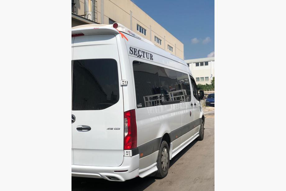 Mercedes Sprinter W907/W910 2018– Side skirts set (spuitklaar) L4 - Extra Lang Foto 5