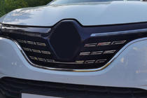 Renault Megane IV 2016–2025 RVS sierlijsten voor radiateurgrille 2021+ (set 5 stuks) foto 2
