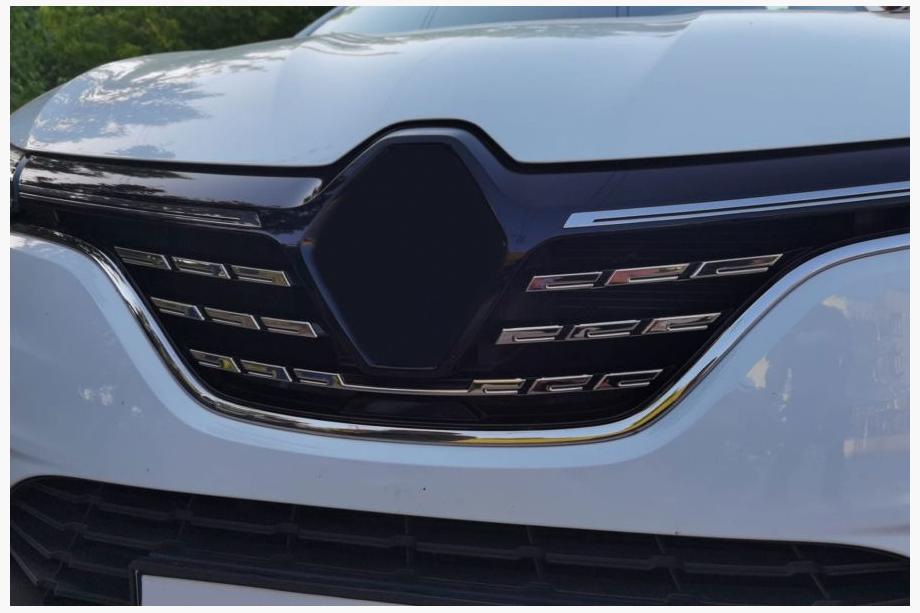 Renault Megane IV 2016–2025 RVS sierlijsten voor radiateurgrille 2021+ (set 5 stuks) Image