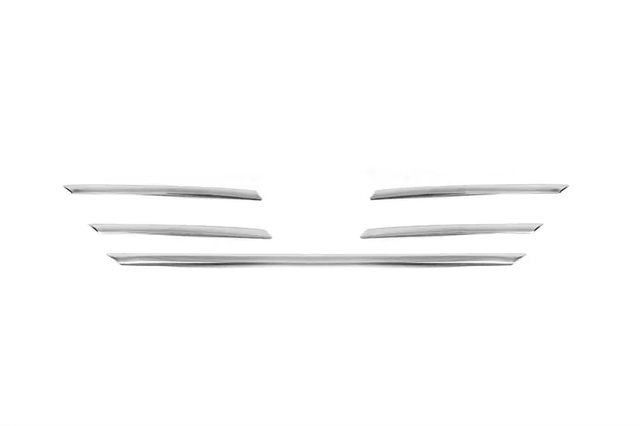 Renault Megane IV 2016–2025 TIT-designs grille-inserts voor radiatorgrille (4 stuks, RVS) Foto 3