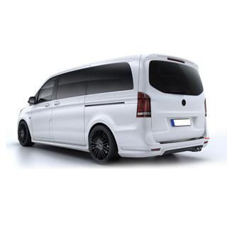 Achterbumper beschermlijst (echt carbon) Mercedes Vito/V-klasse W447 2014– foto 3