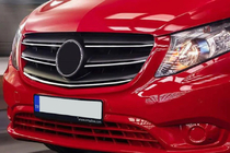 Mercedes Vito/V-klasse W447 2014– Grille sierlijsten 2020+ (5 stuks, RVS) OmsaLine - Italiaans roestvrij staal foto 1