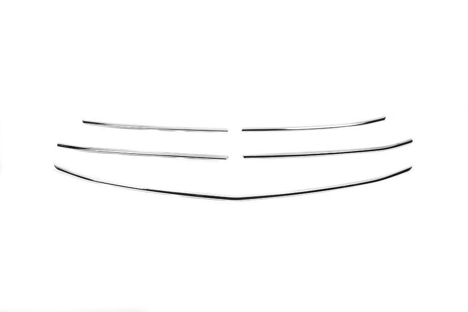 Mercedes Vito/V-klasse W447 2014– Grille sierlijsten 2020+ (5 stuks, RVS) Carmos - Turks staal Foto 5