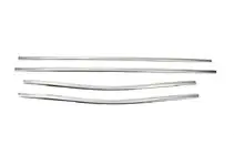 Mercedes X-klasse 2017–2020 Onderste raamlijsten (set 4 stuks, RVS) foto 3