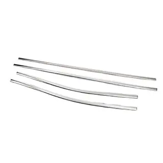 Onderste raamlijsten (set 4 stuks, RVS) foto 2