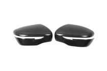 Nissan X-trail T32/Rogue 2014–2021 Spiegelkappen van echt carbon (set 2 stuks) foto 2