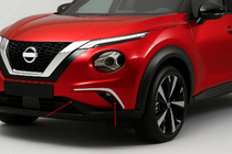 Nissan Juke 2020– RVS koplampomlijstingen (set 2 st.) foto 1