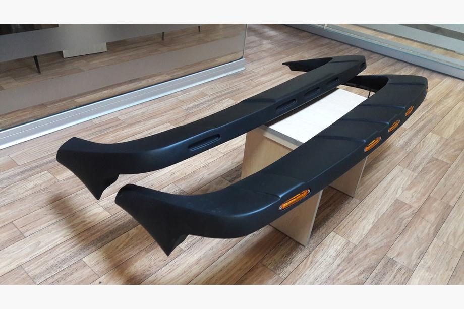 Nissan Navara/NP300 2016– Voorruit zonneklep (Meliset LED V2) Image
