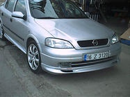 Opel Astra G Classic 1998–2012 Voorste onderlip Sedan (spuitklaar) foto 2