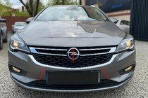 Opel Astra K 2016–2021 Omlijsting voorgrille (RVS) foto 1
