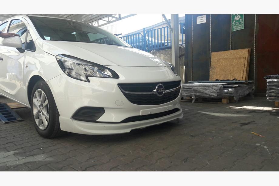 Opel Corsa E 2015–2019 Voorbumper onderlip (spuitklaar) Image