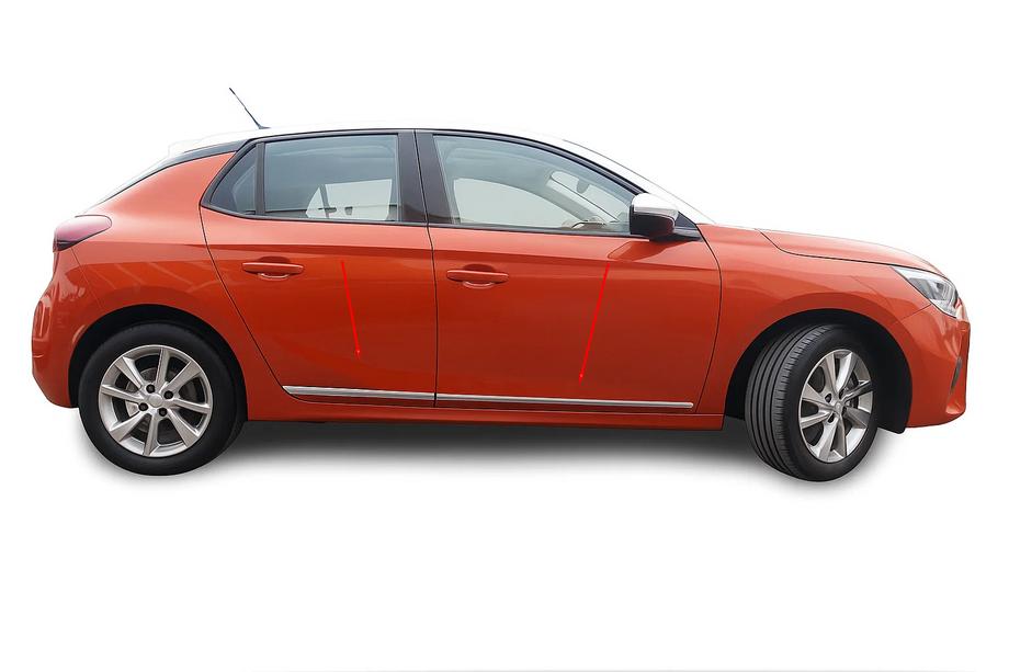 Opel Corsa F 2019– RVS deurlijsten (set van 4) Image