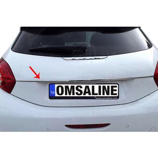 Chromen sierlijst boven kenteken OmsaLine (RVS)