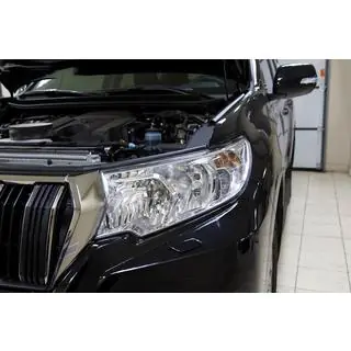 Koplampwimpers (bestuurderszijde, voor reflector-koplamp) Toyota Land Cruiser Prado 150 2009–2023 foto 1