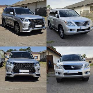 Mini-facelift ombouwset van model 2008-2015 naar TRD Sport (bumper, koplampen) Lexus LX570/450d 2008–2022 foto 1
