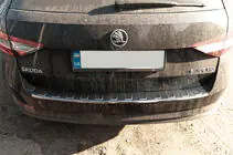 Skoda Superb 2015–2024 RVS achterbumperbeschermer SW foto 3