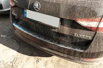 Skoda Superb 2015–2024 RVS achterbumperbeschermer SW foto 8