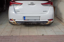 Toyota Auris 2012–2018 Achterbumper diffuser (2016-2018, in primer - klaar om te spuiten) foto 1